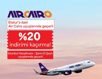 Air Cairo Uçuşlarında Özel %20 İndirim!